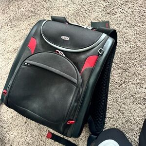 Tumi Black and Red Men's Backpack